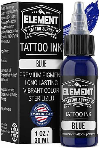 Miniatura 27 de ELEMENT TATTOO SUPPLY - Tinta de tatuaje blanca - Tinta de tatuaje profesional y suministros para resaltar, mezclar y mezclar - Tinta de tatuaje