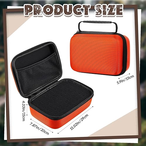 Miniatura 2 de Funda rígida de EVA con espuma personalizable de 11 x 7.8 x 4.3 pulgadas, funda protectora de EVA a prueba de golpes para exteriores, para cámara,