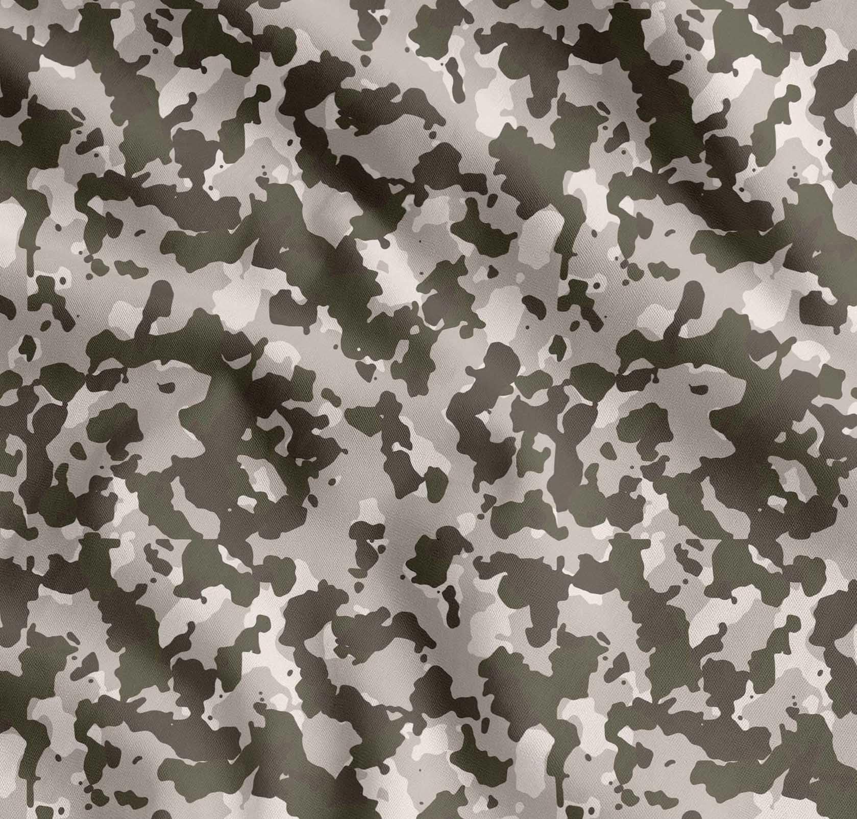Soimoi Cotton Cambric Fabric Two Tone with Grey Camouflage Decor Fabric Printed Meter 56 Inch Wide-image-15