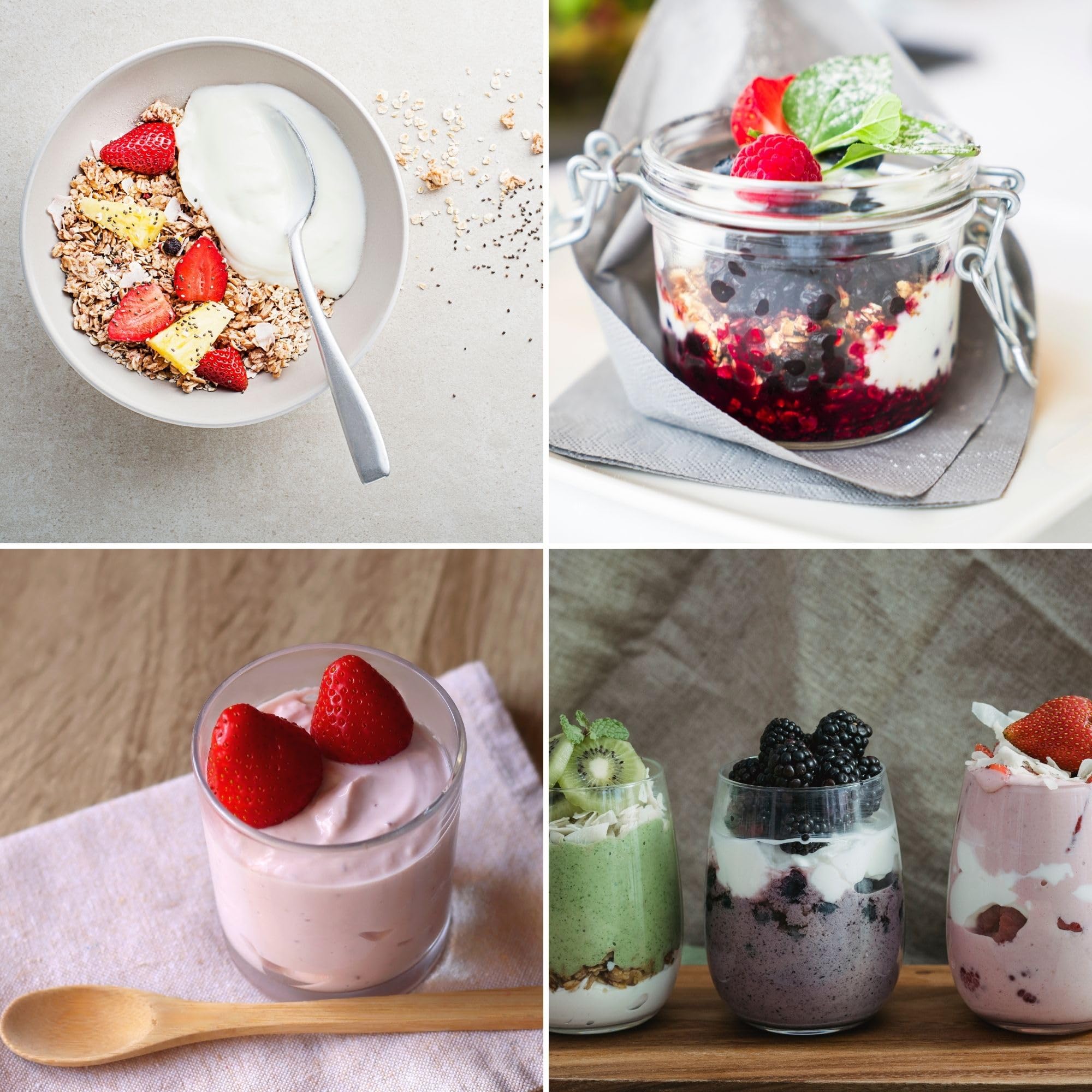 Tefal Multidelices - Accesorio yogurtera, 1 tarro de plástico de 1 litro, 1 escurridor grande, libro de recetas, dimensiones 15.20 x 9.80 cm