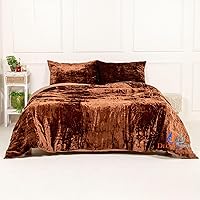 Vista 28 de Fundas de edredón de terciopelo aplastado ultra lujosas, ropa de cama bohemia color burdeos, tamaño Queen, ropa de cama UO, funda de edredón Donna