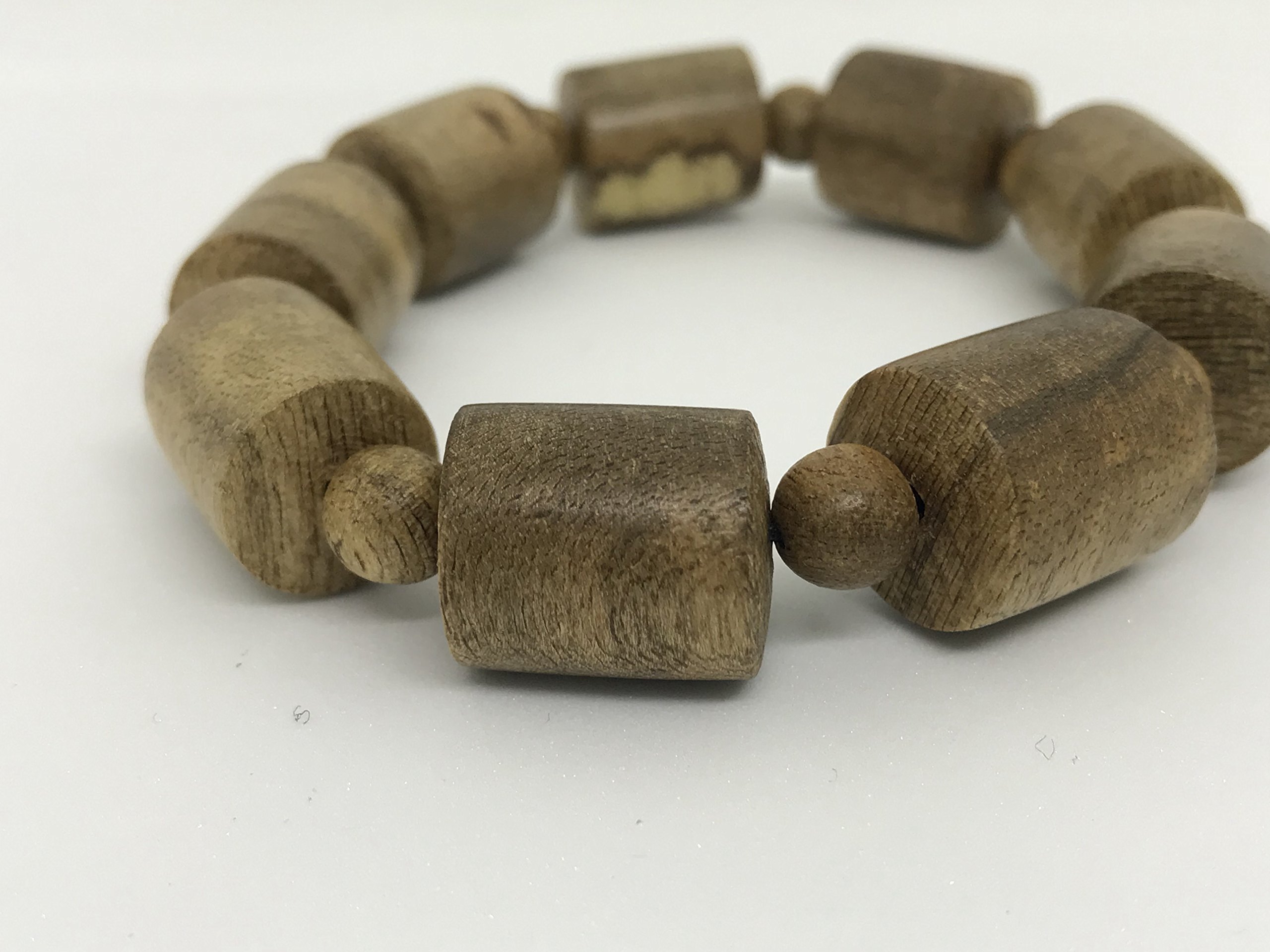 DoGoThanhVinh VietNamese Agarwood Bracelets Cylinder 16mm Handmade Genuine
