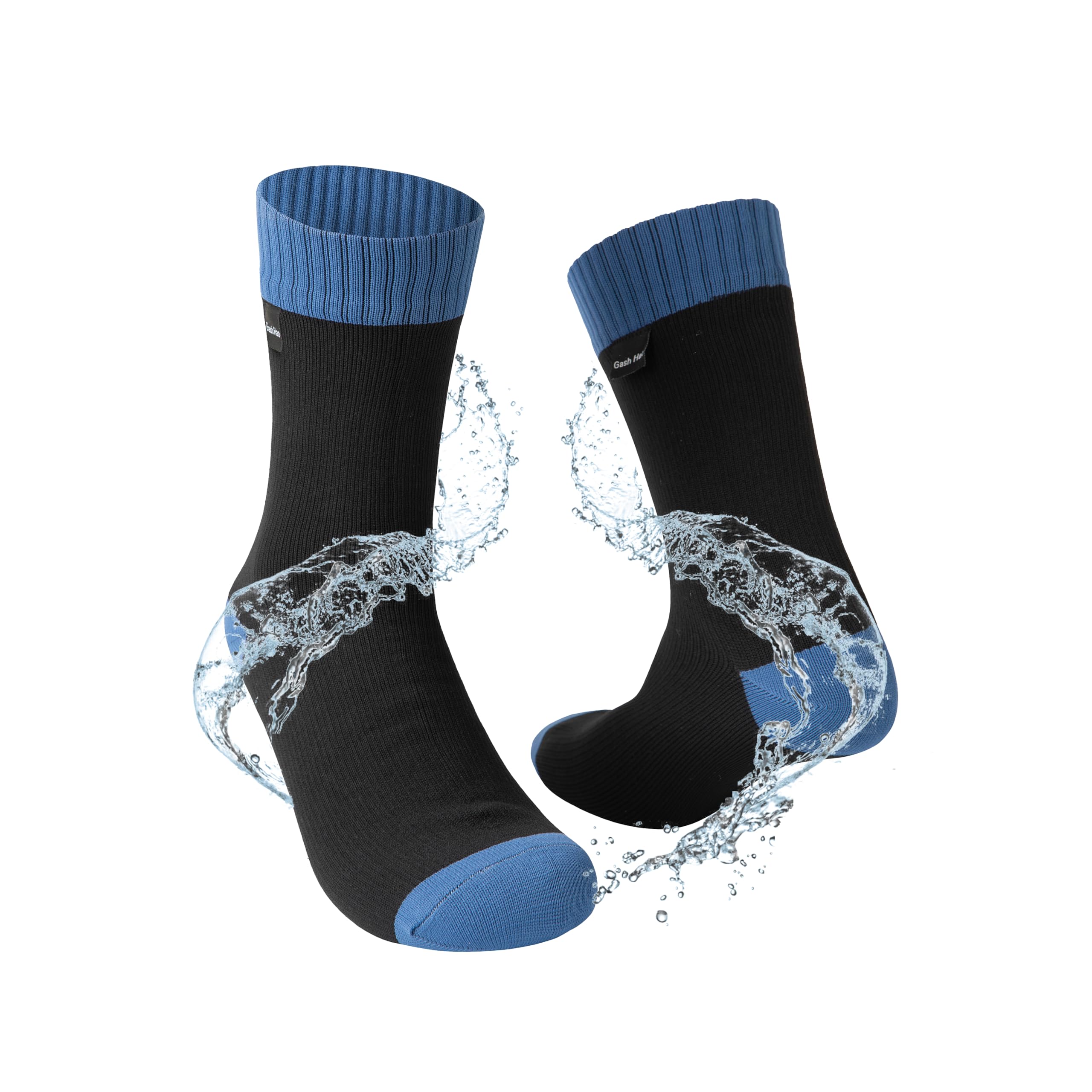 Gash Hao Calcetines impermeables unisex para hombre y mujer, calcetines tobilleros para esquí, senderismo, vadeo, pesca
