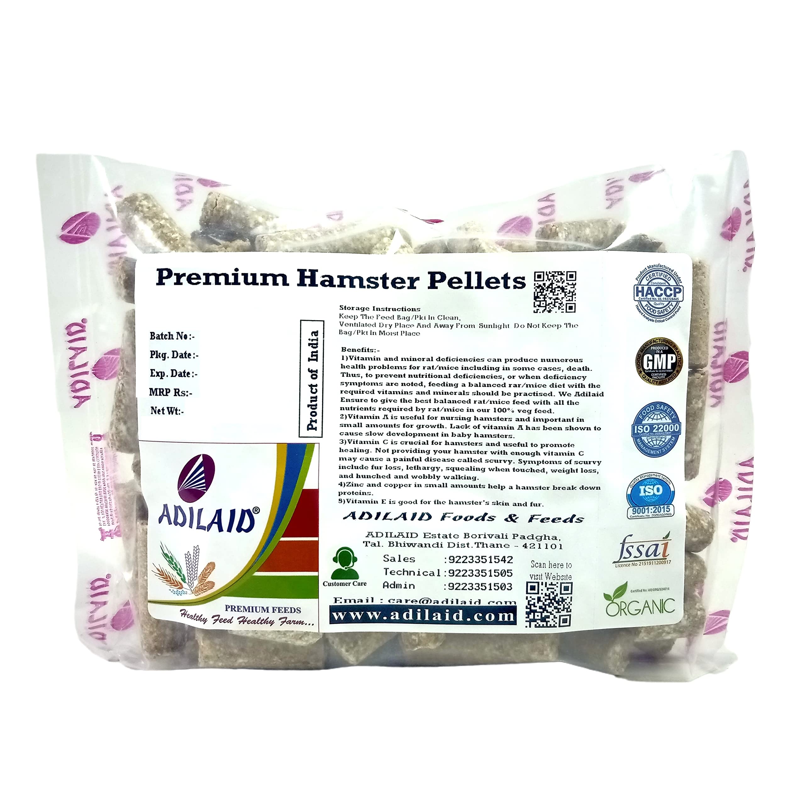 ADILAID Hamster Vegetarian Flavor Pellets (400 GMS) (B094W143Z1) Amazon Price History, Amazon Price Tracker