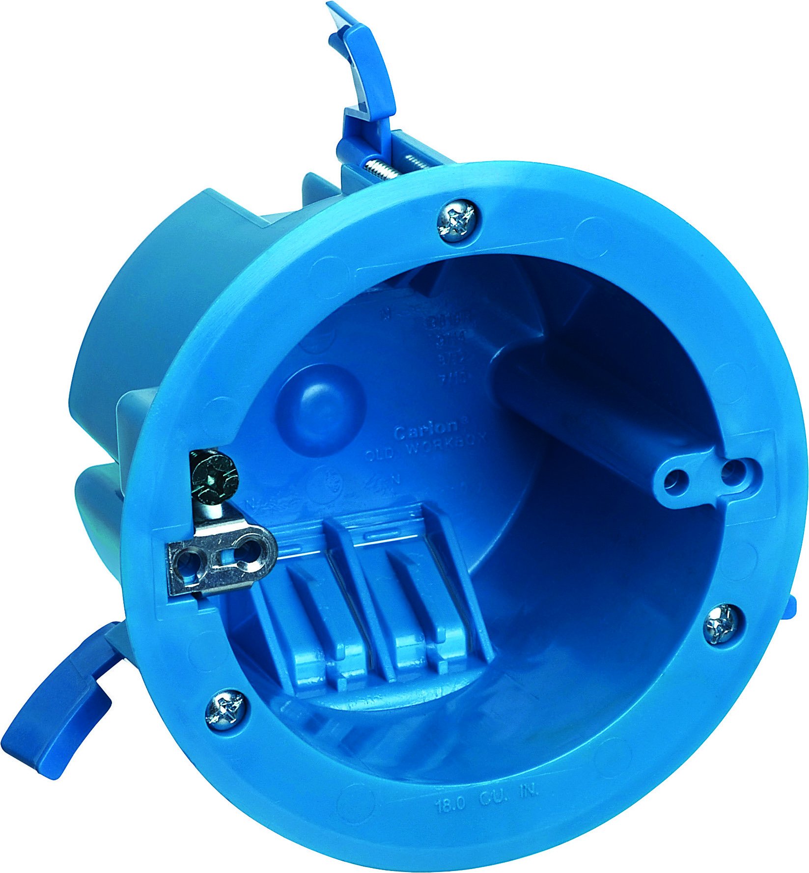 Carlon Ceiling Box 18.0 Cu In Pvc Blue Bulk