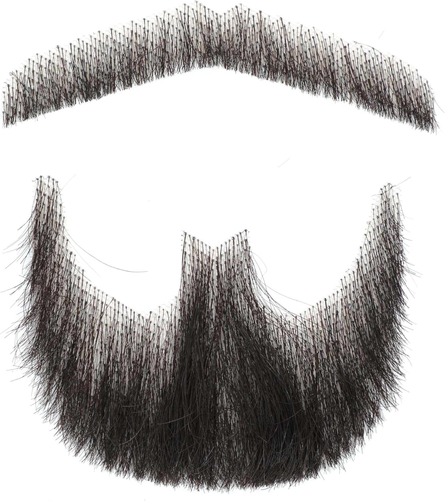 Amazon.com: Bromobiz Fake Mustache, Natural Looking Human Hair Fake ...