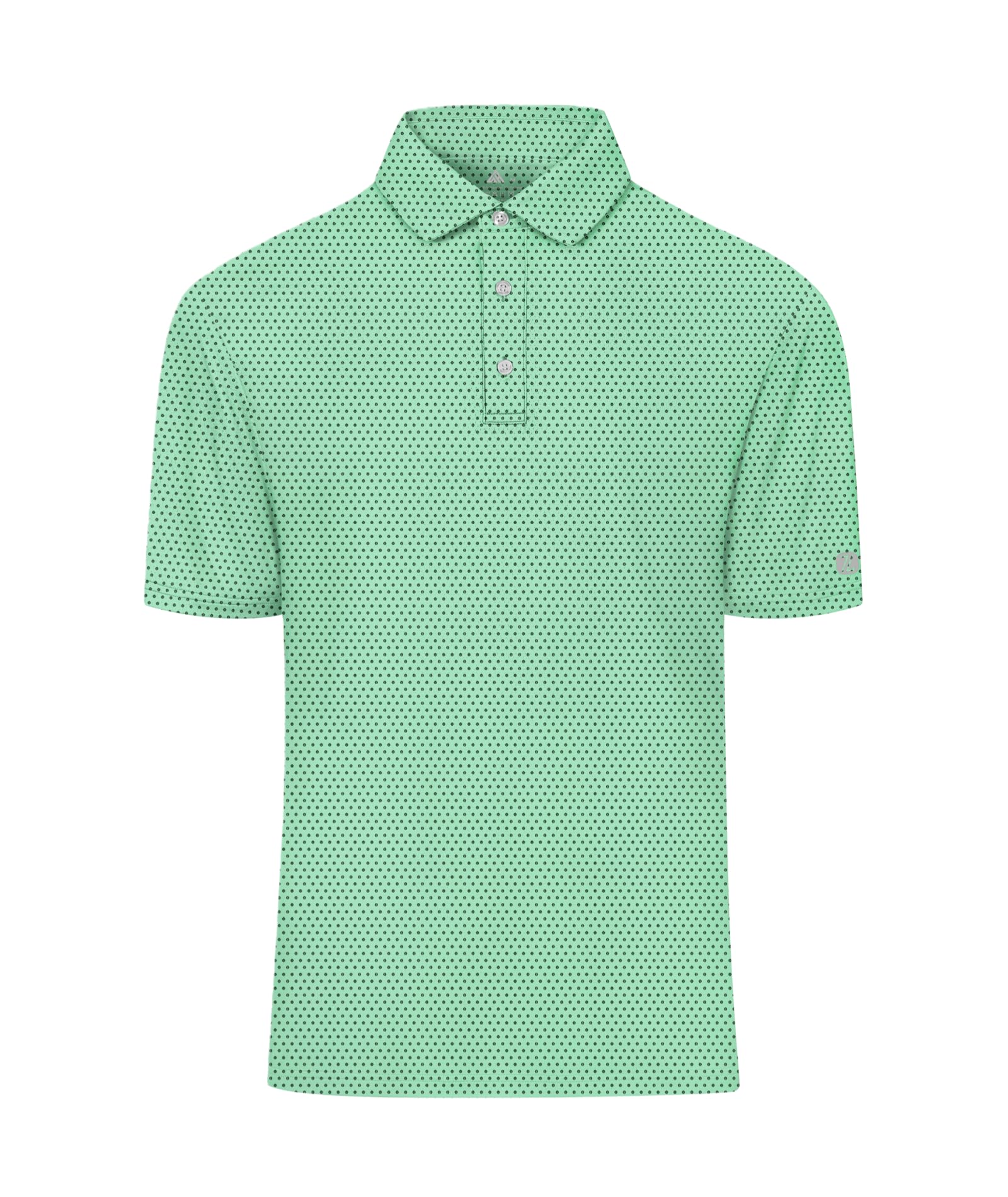 SwissWell Poloshirt Herren Kurzarm Golf Polo Shirt UPF50+ Atmungsaktiv Druck Polohemd Männer Schnelltrocknend Tennis Sommer Freizeit T-Shirt