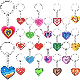 Keychains Bulk,Funny Key Chain for Prizes Incentives Holiday Gifts Birthday Party Favors