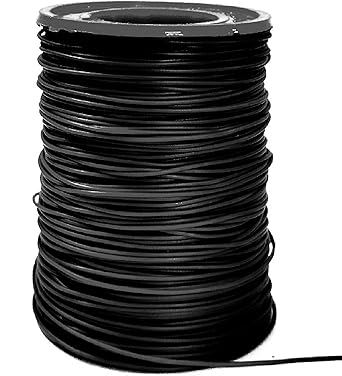 Wizzo (91 Meters) 7 Threads 42 Guage / 0.0025 AWG PVC Coated Jumper Wire Multipurpose Use For DIY, Electronics Works, Science Projects (BLACK)