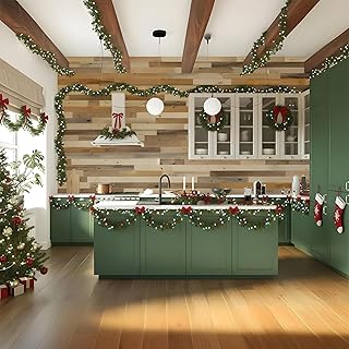 TIMBERCHiC 100% Reclaimed Wood Wall Planks - Made in USA - Peel-and-Stic...