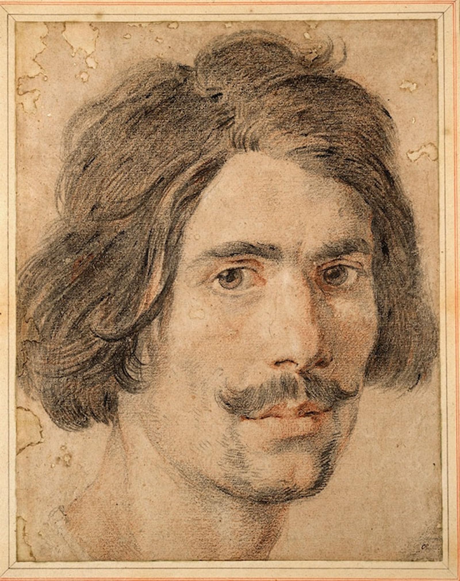 Artxlxxbn No Frame Famous Print Painting Colorful Art Print Portrait Of A Man With A Moustache Gian Lorenzo Bernini Canvas Art Decorations For Home Decor 60X90cm