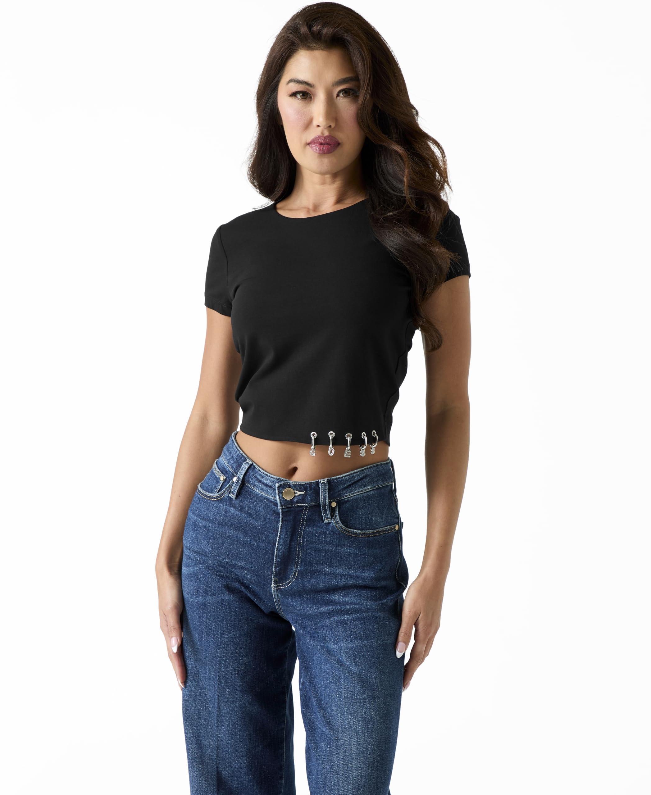 Guess GUESS Elisabette de manga corta ecológica para mujer