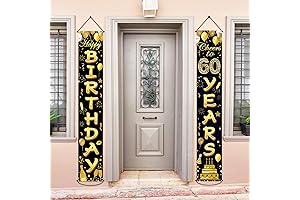 Party Cheers ‘To 60 Years’ Banner