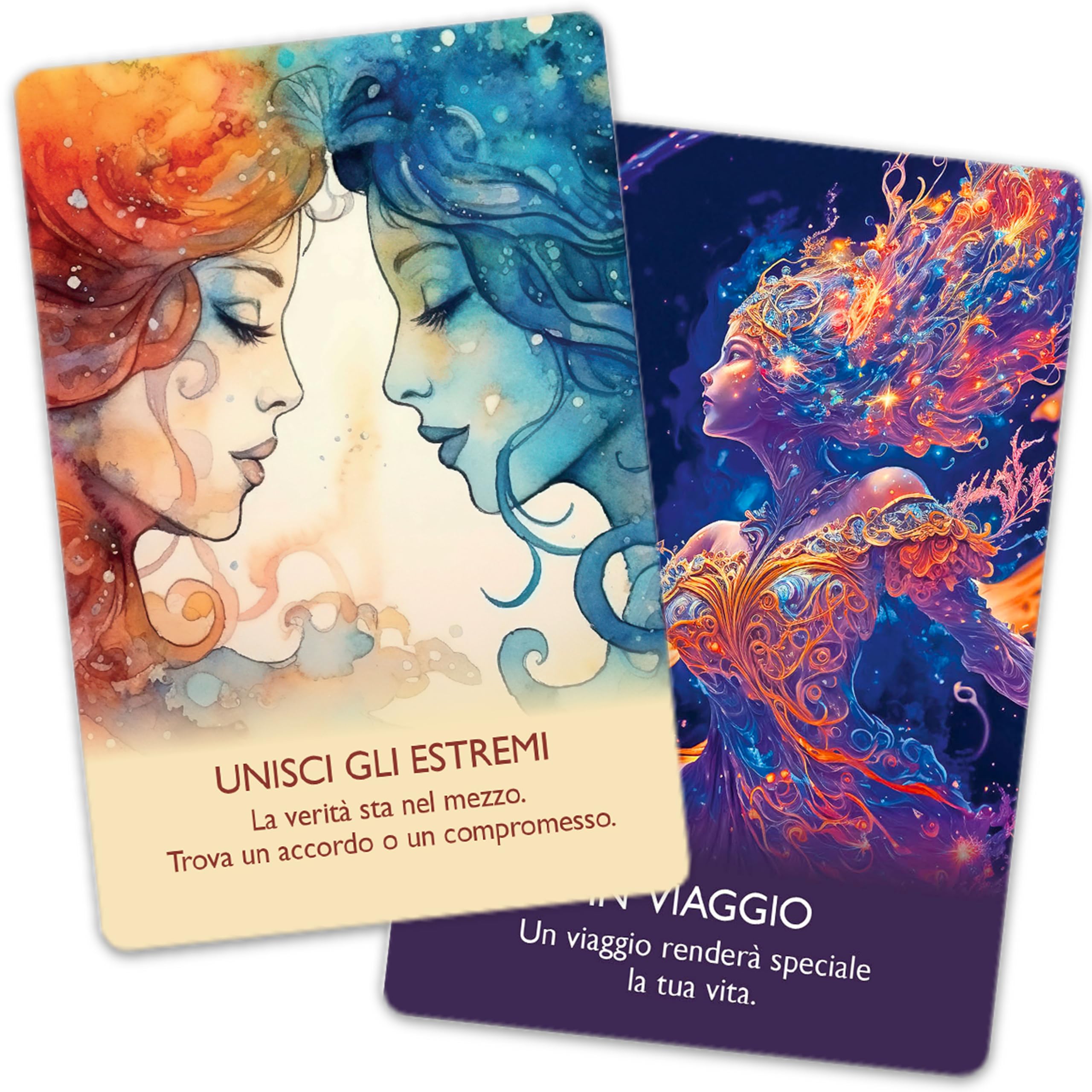 Le Risposte dell'Oracolo. 44 carte con guida illustrata. Fai una domanda leggi ogni giorno una frase. Idea Regalo apprezzato, utile, ottimale per amici, per numerologia e crescita personale