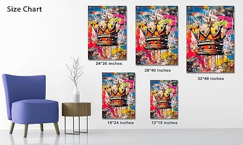 Miniatura 103 de ANRUOXI Graffiti - Lienzo decorativo para pared, diseño abstracto retro, pintura urbana moderna, póster de decoración de pared de zapatos para