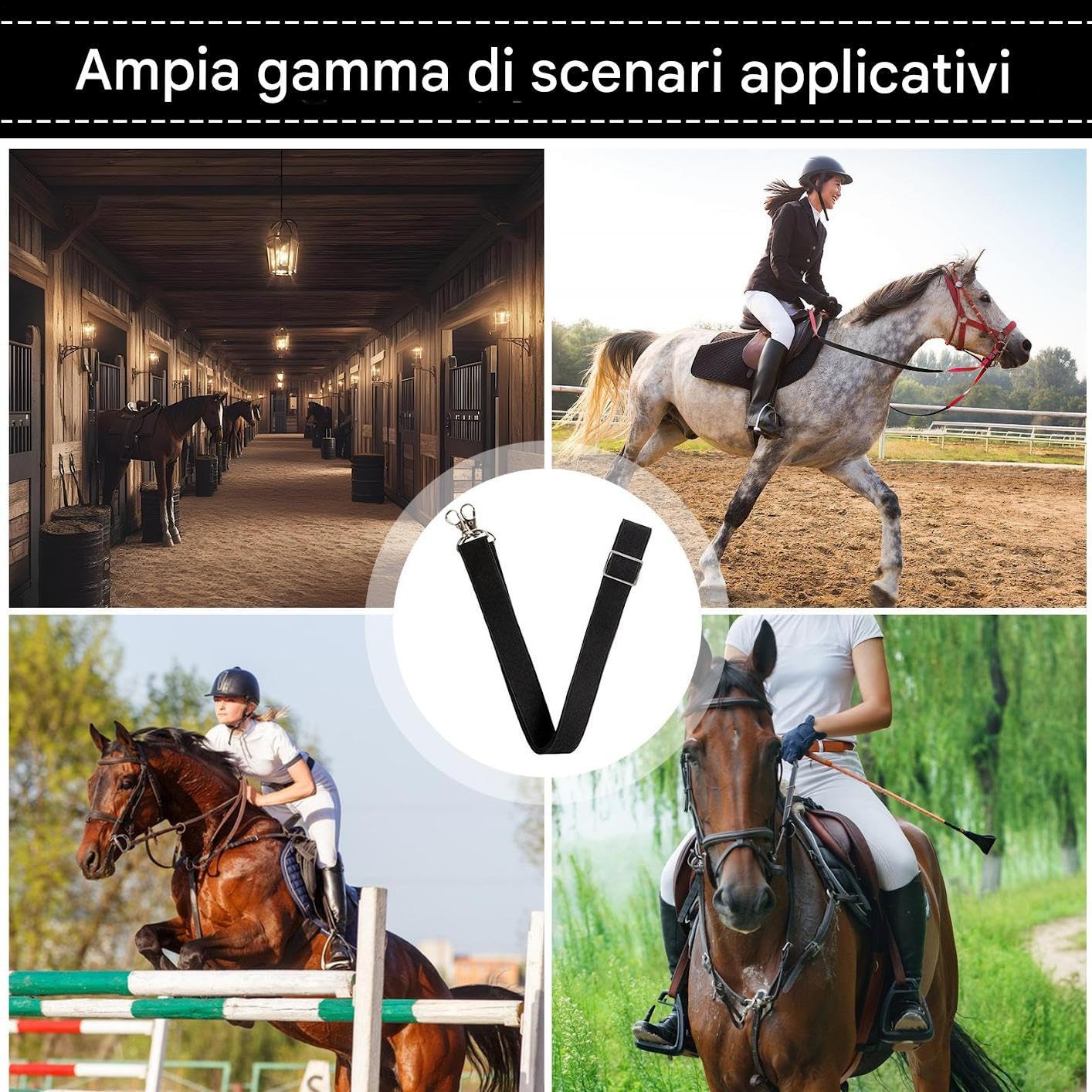 Cinturini Per Gambe Di Coperta Per | Cinturini Regolabili per Coperte Equine,A Sgancio Rapido Cintura Equestre Da Equitazione Per Uso In Fattoria E Prateria