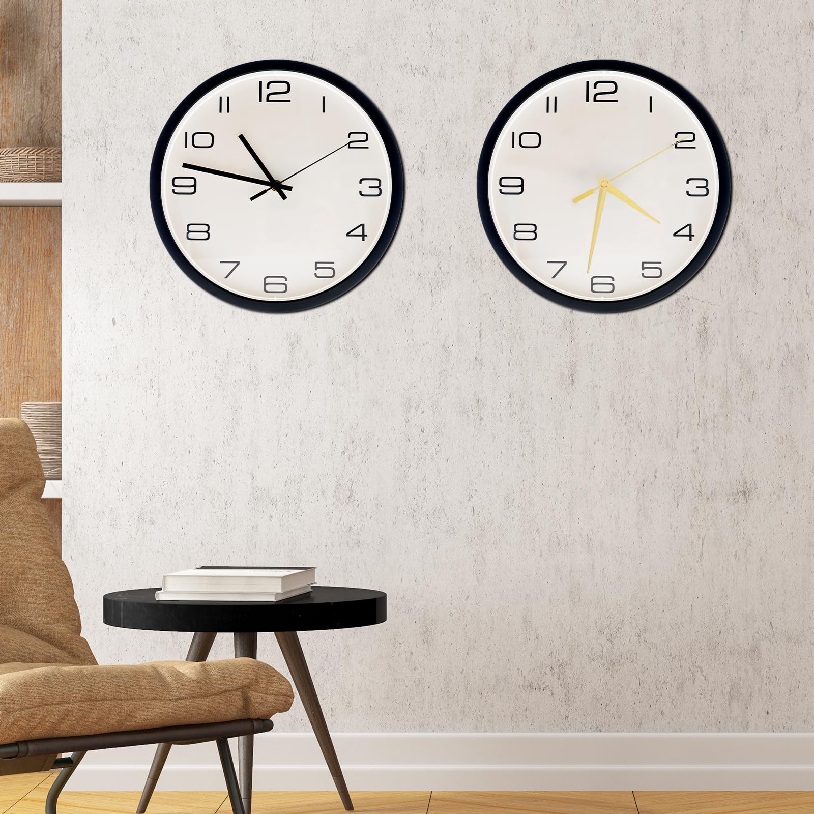 Movimento Orologio Da Parete Radio DCF 24mm - Set 4 Lancette, Silenzioso, Sincronizzazione Automatica - Foto 13