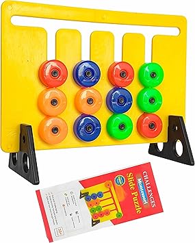 Smart Kids Learning Colour and Pattern Matching Montessori Slide Puzzle Game for Kids (1 Pieces) Smart 096