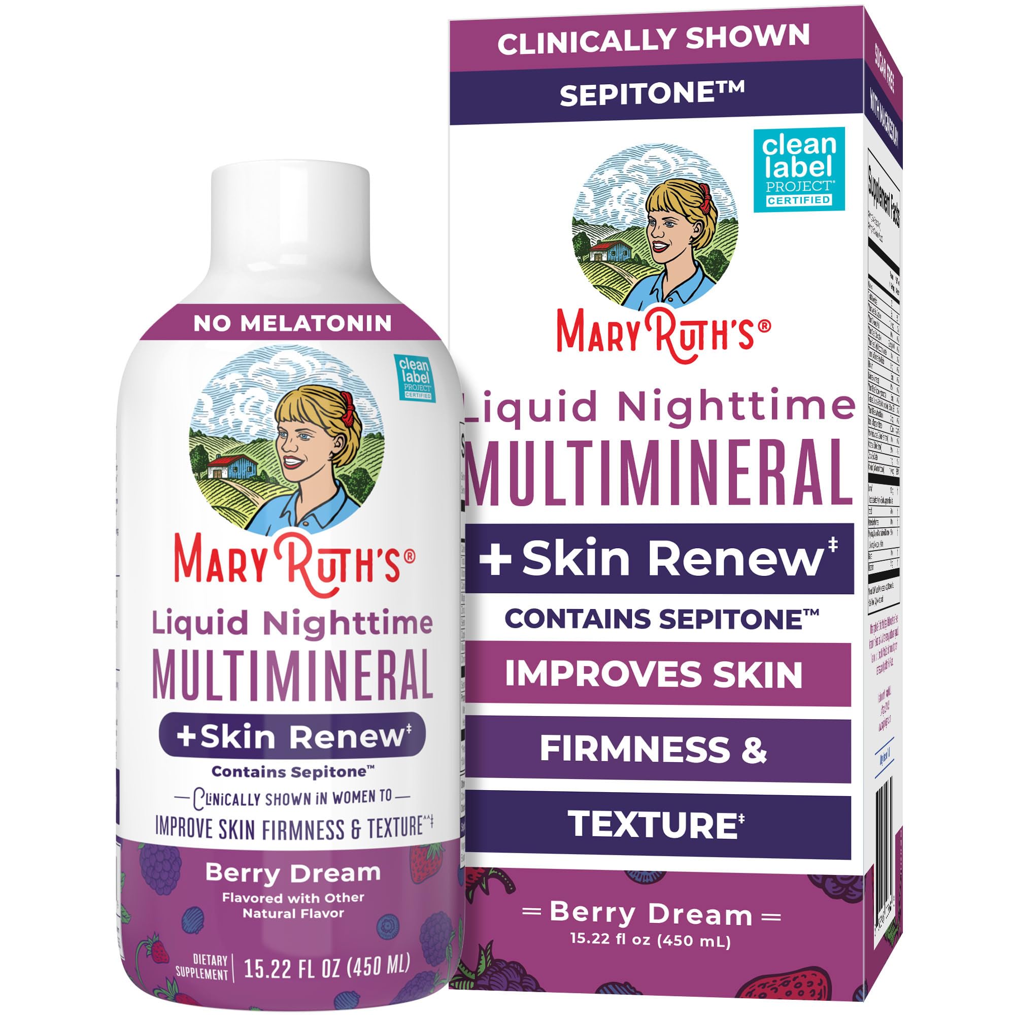 MaryRuth's Liquid Nighttime Multimineral + Skin Renew