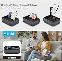 Vista 3 de V-Hold - Soporte de almohada para tableta, soporte de almohada Kindle con cuenco para aperitivos, soporte para tablet para regazo en la cama