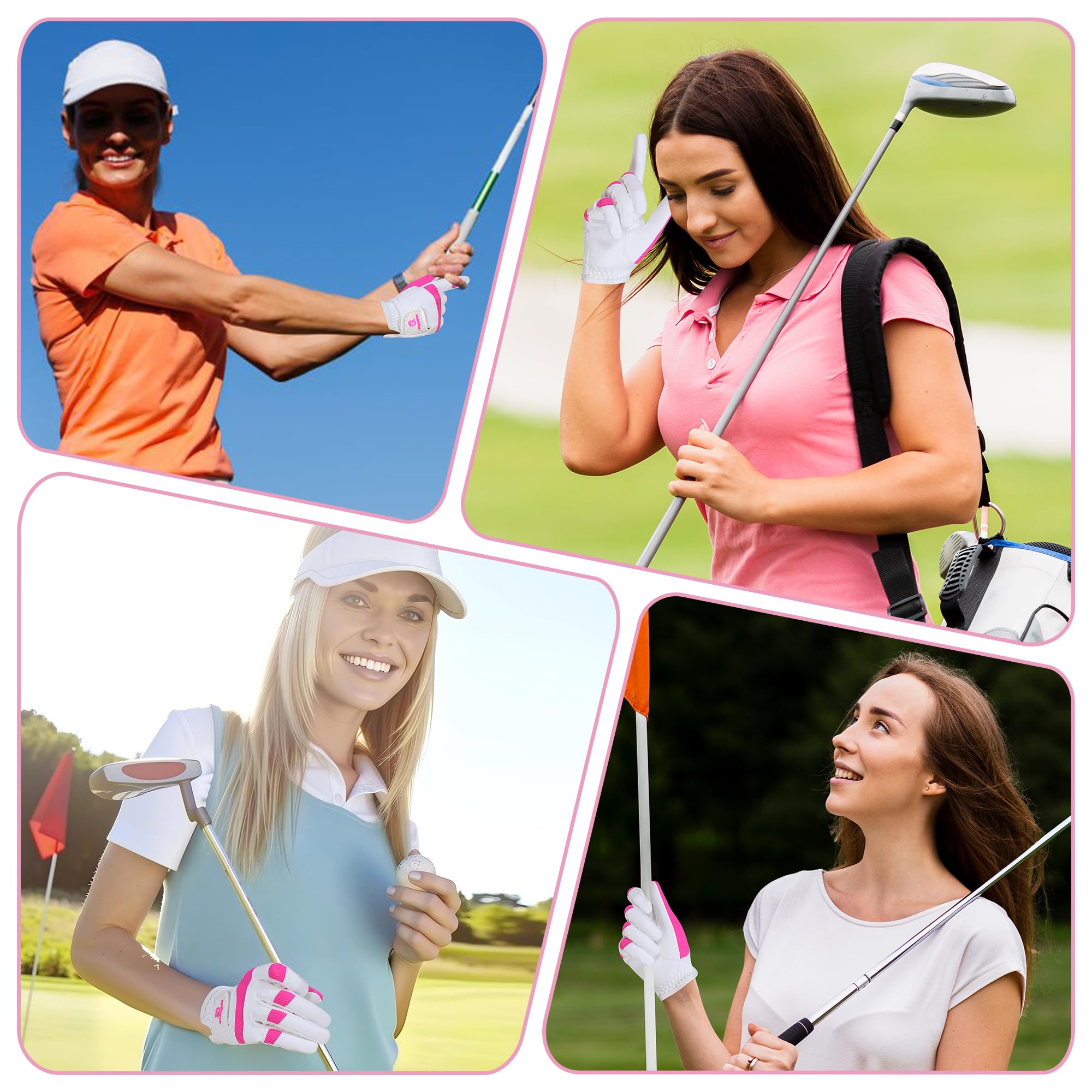 GIAMZONP Womens Golf Glove for Left or Right Hand 1 Pack, Breathable Lightweight Ladies Golf Glove with Non-Slip Grip for Women Golfers - Image 7