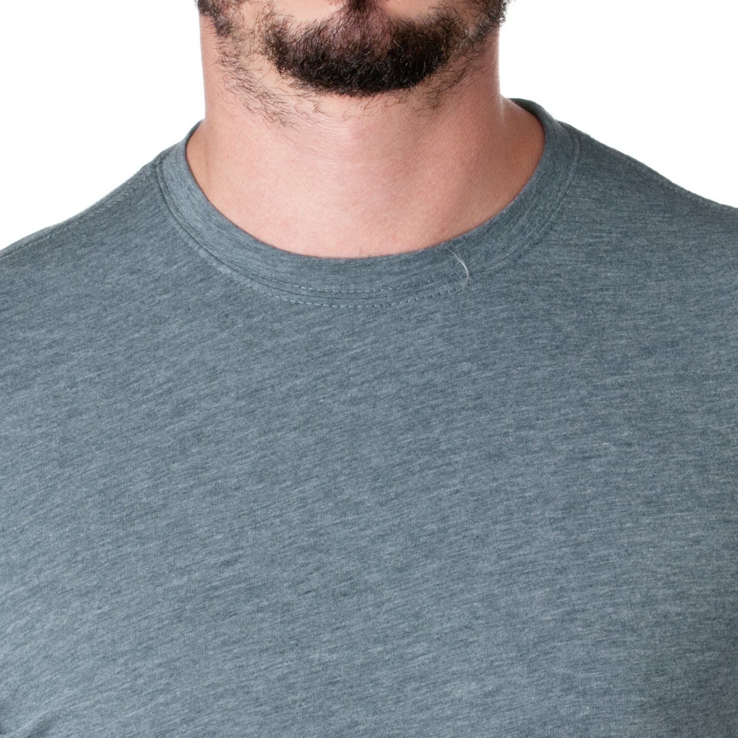 Next Level Unisex Poly/Cotton Crew Neck T-Shirt - XL, Indigo - View #7