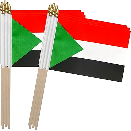 TSMD Sudan Stick Flag: A Mini Representation of Sudanese Pride