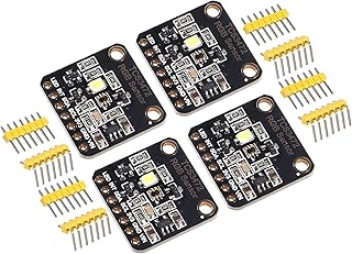 Alinan 4pcs TCS34725 Color Recognition Sensor RGB Development Board I2C Communication Color Sensing Module