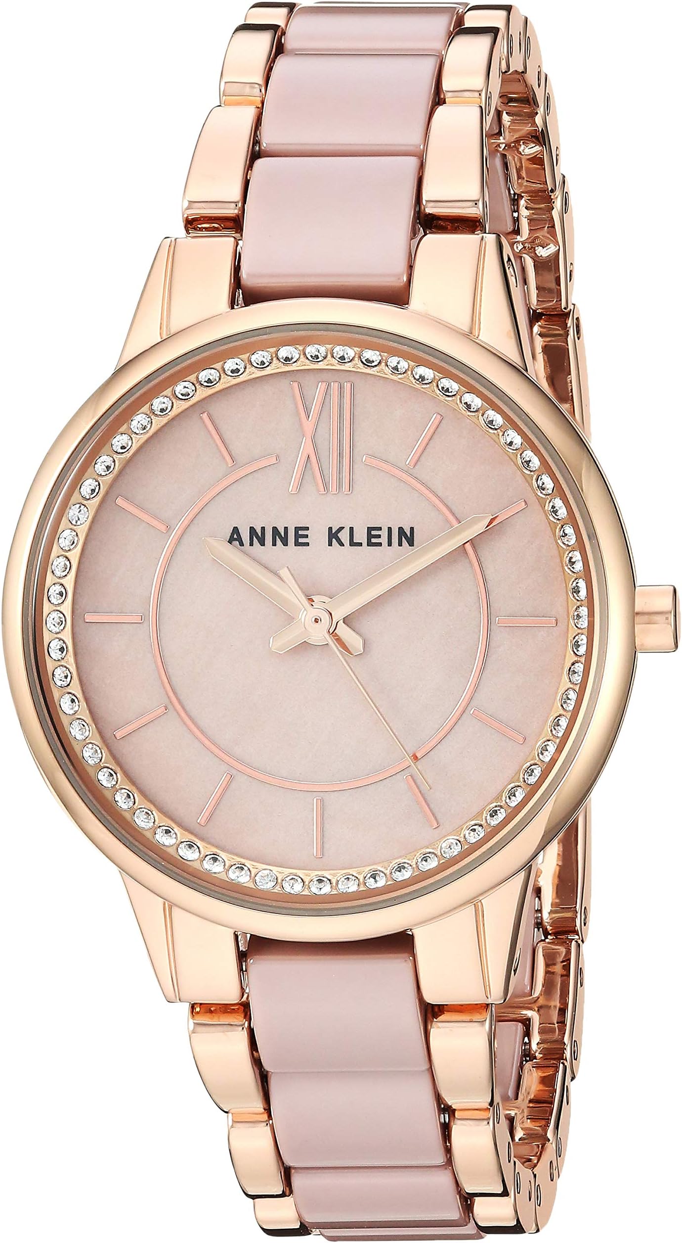 Women's Premium Crystal Accented Ceramic Bracelet Watch