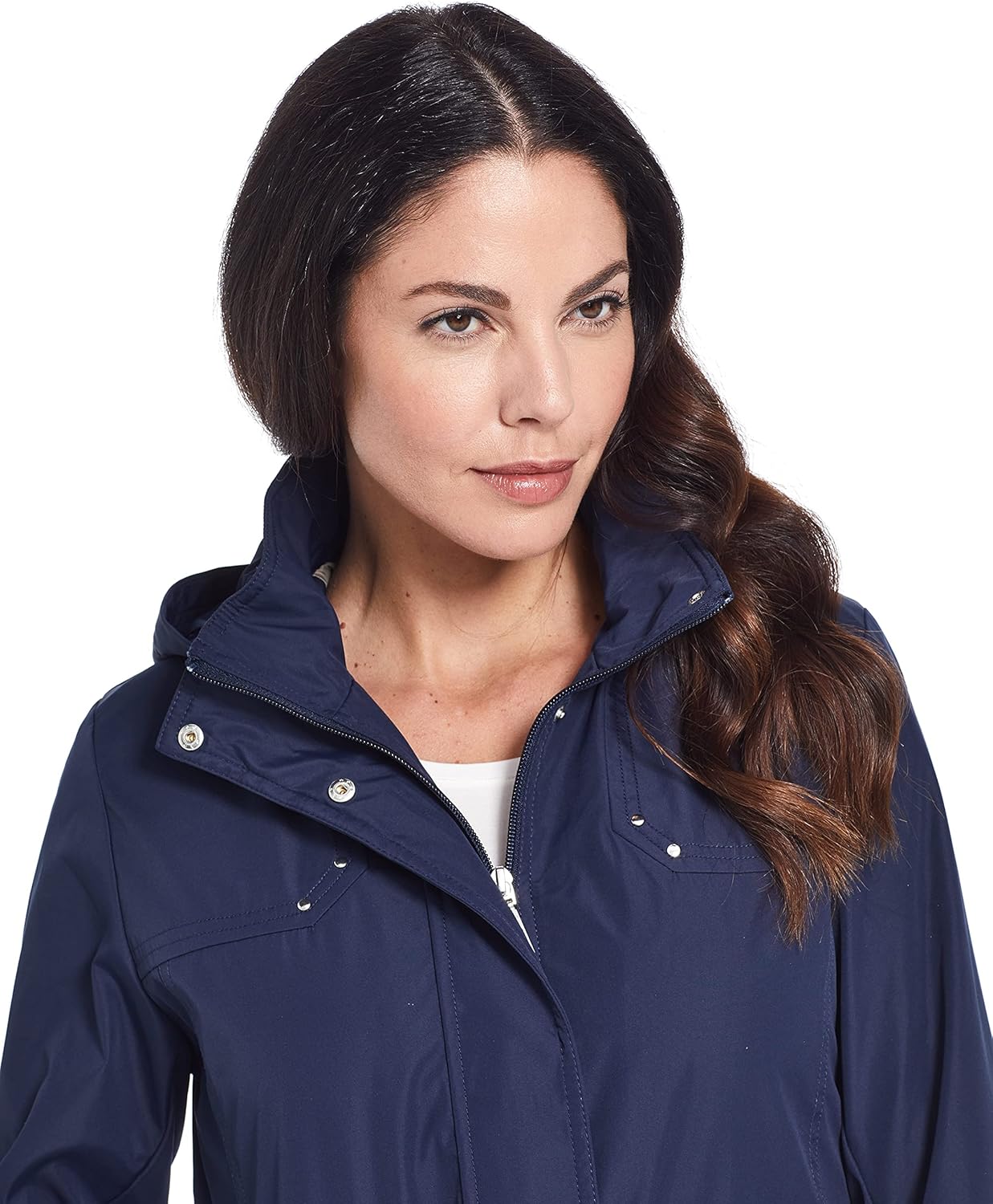 Vista 4 de Weatherproof Anorak - Chubasquero ligero y suave resistente al agua con capucha desmontable, Anorak