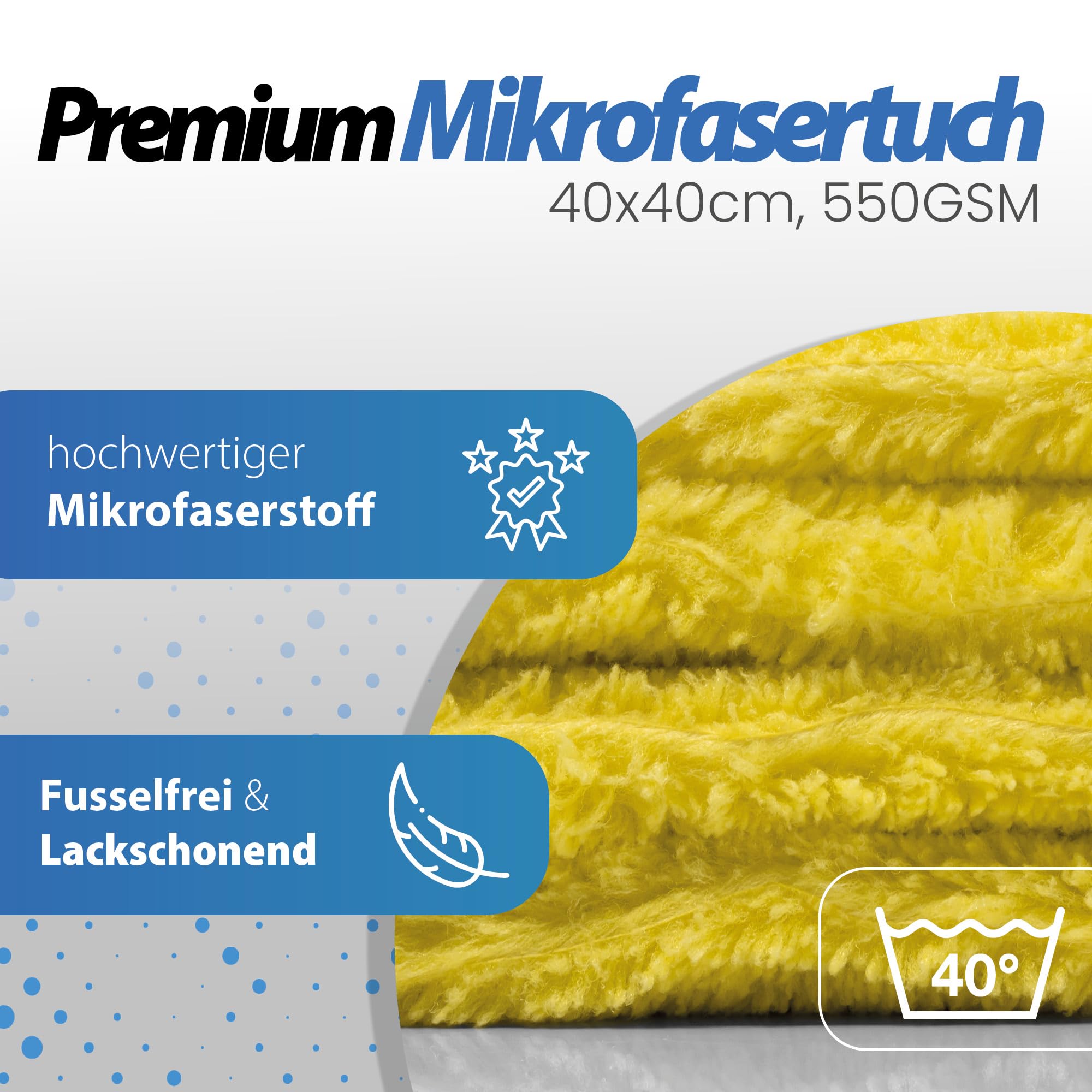 Detailmate Soft99 New Fusso Coat 12 Months Wax Dark Hartwachs Autowachs, Lackversiegelung, 200 gr für dunkle Lacke schwarz + langfloriges Mikrofaser Poliertuch + Polierschwamm