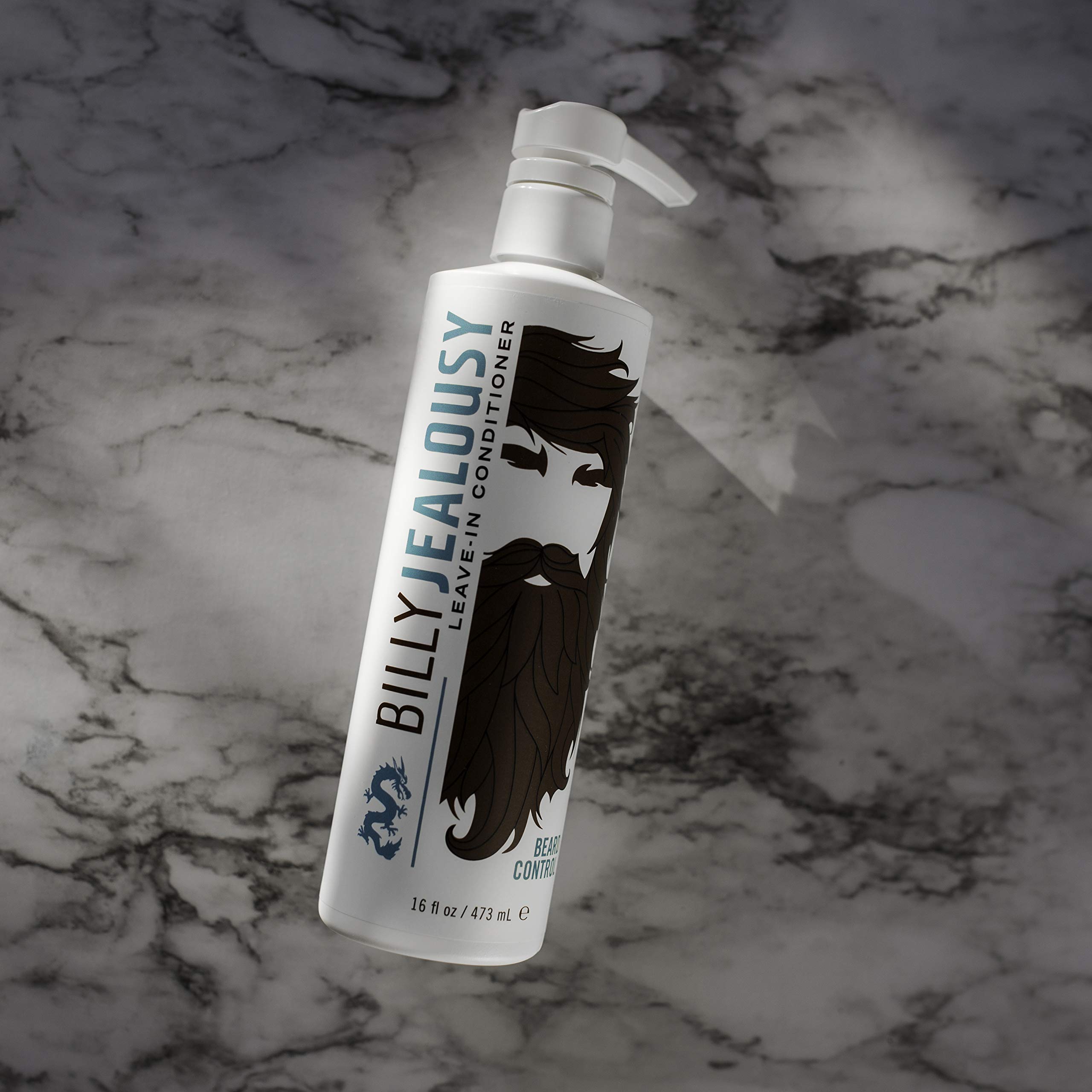 Billy Jealousy Beard Control Leave In Beard Conditioner for Men with Aloe Leaf Juice and Jojoba Seed Oil, Softens Hair and Skin, Light Hold with Matte Finish