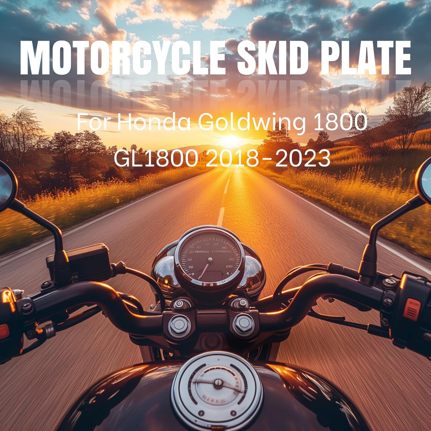 Motorcycle Skid Plate Compatible with Honda Goldwing 1800 GL1800 2018-2023