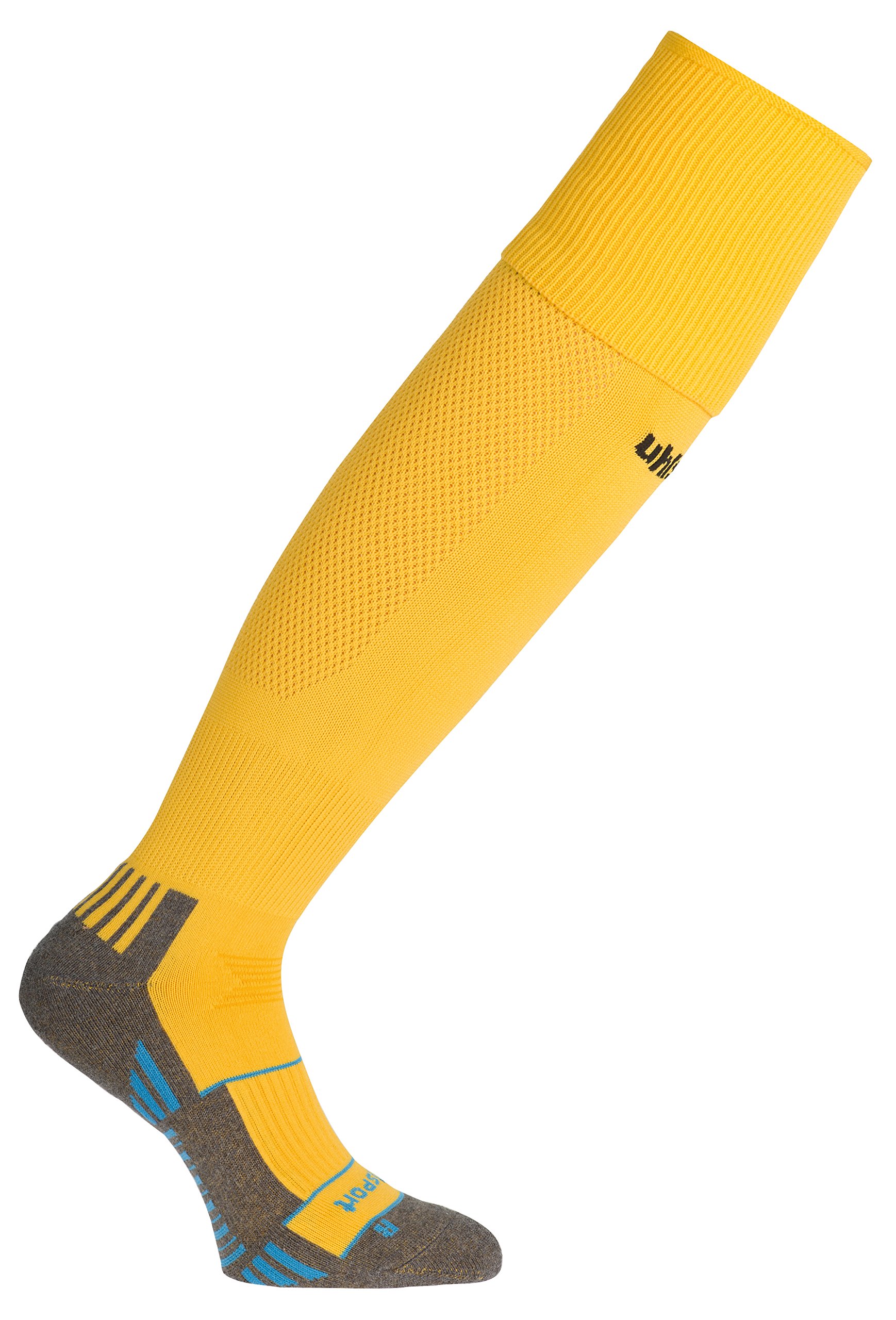 Uhlsport Unisex Team Pro Player Stocking Socks - Corn Yellow/Black, Size 41-44