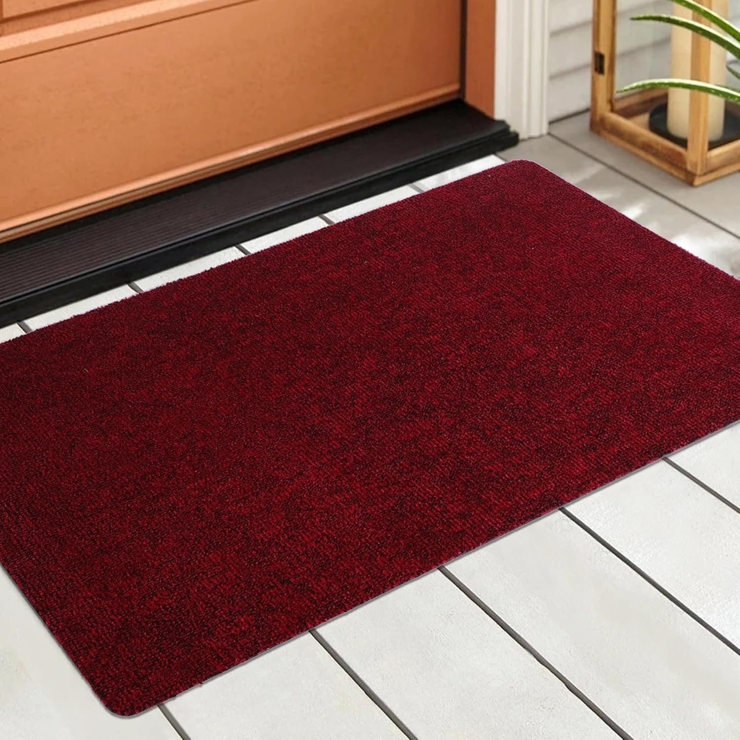 Thin Indoor Doormat Entryway Mats Front Porch Doormats,Non-Slip Dirt-Resistant Entrance Mat,36'' x 24'' Absorbent Door Mats for Any Door, Entryway,Kitchen,Patio,Home