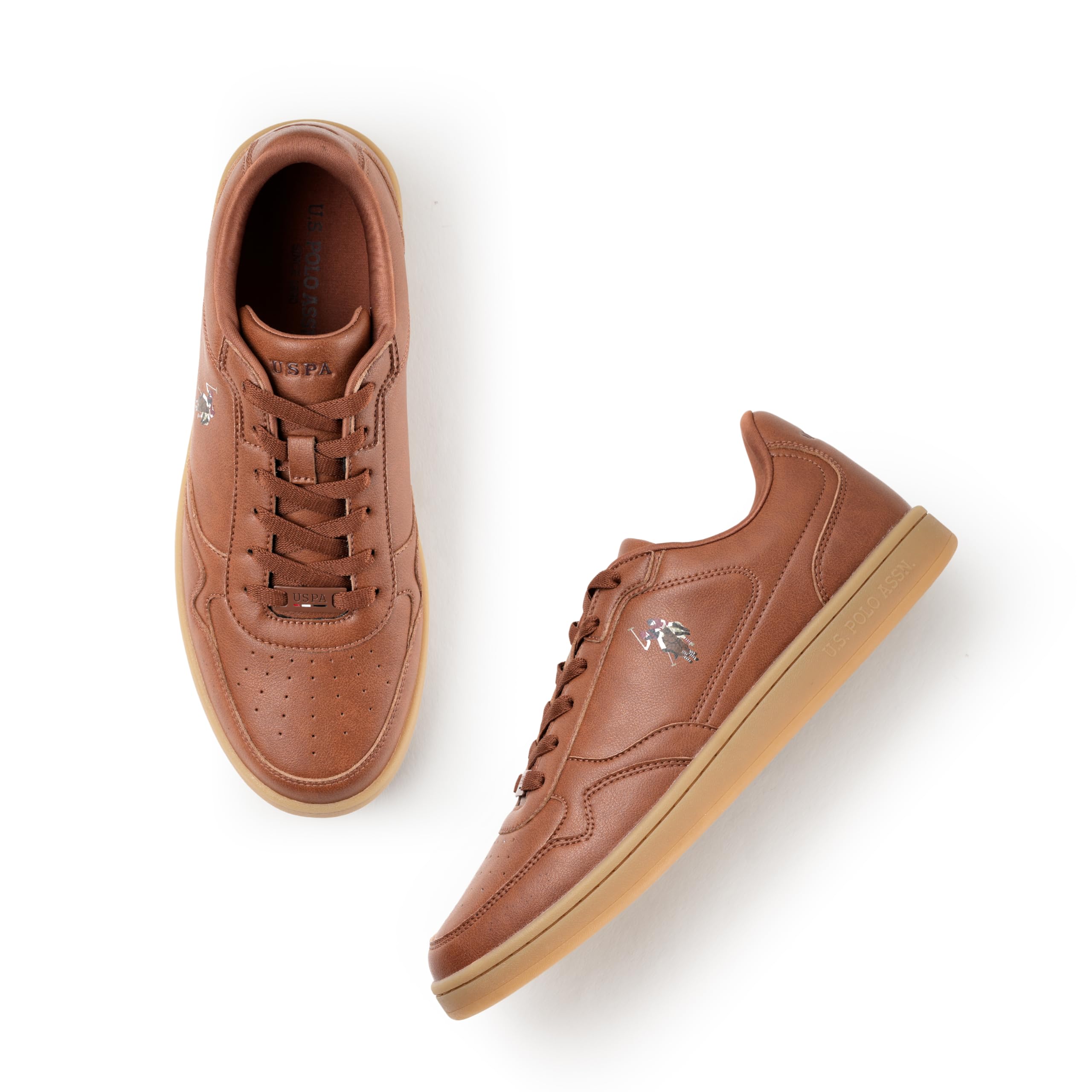 U.S. Polo Assn. HAIMAN Mens Tan Sneakers-(UK/11) (US/12) (2FD23398K06) (B0CJD8TYZG) Amazon Price History, Amazon Price Tracker