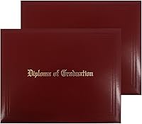 Vista 36 de GraduationMall Cubierta impresa para diploma para certificado 8.5 x 11 pulgadas, real, paquete de 1