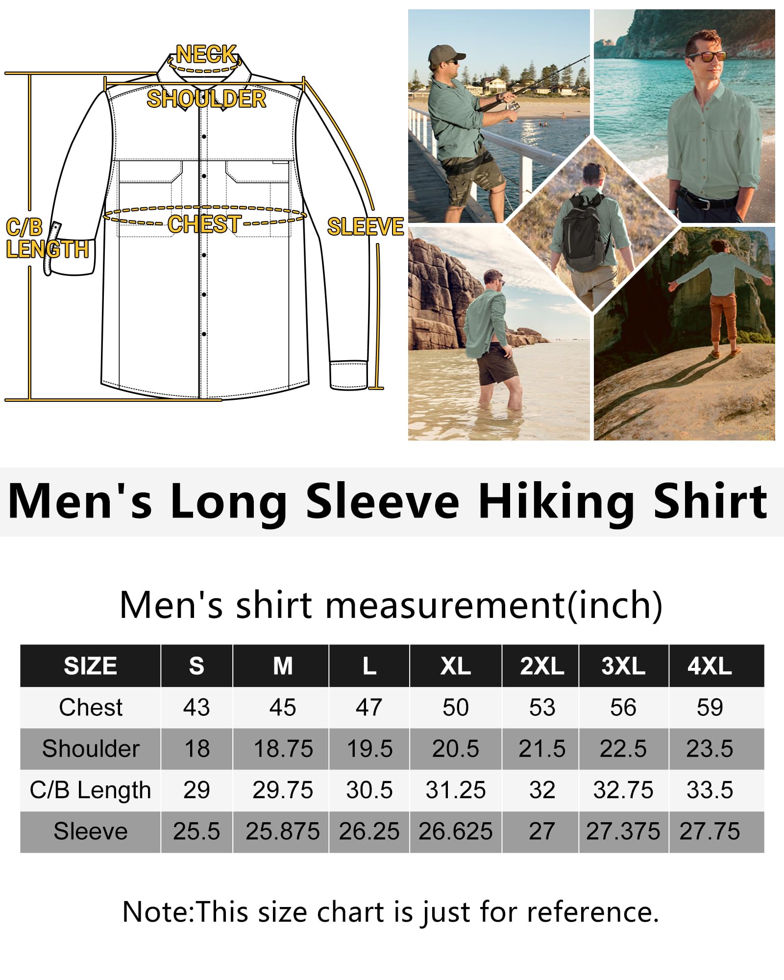 Outdoor Ventures Classico Camicia Uomo