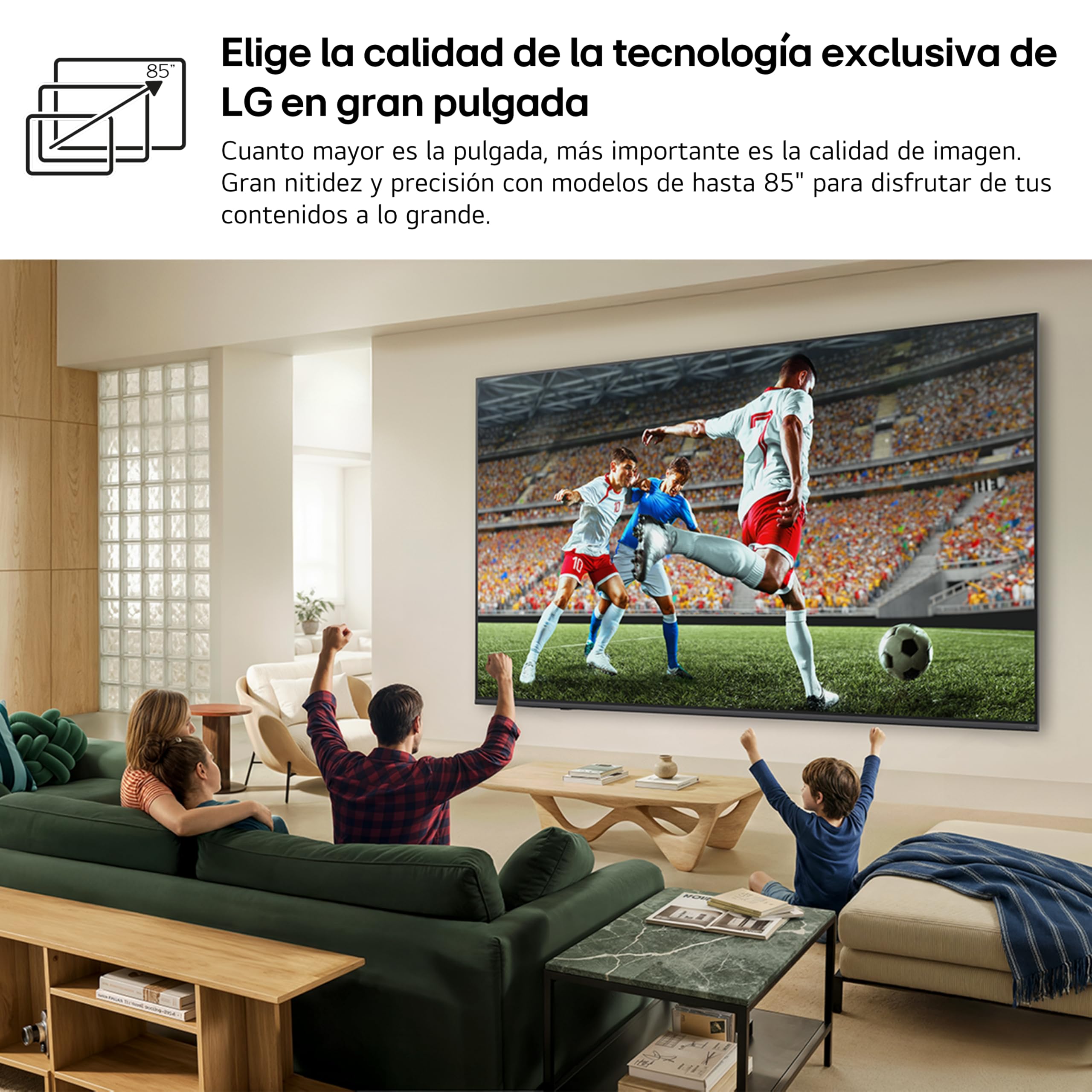 LG 75QNED82B6A - Smart TV QNED EVO AI 75" 4K Sin Reflejos 94%, 2026