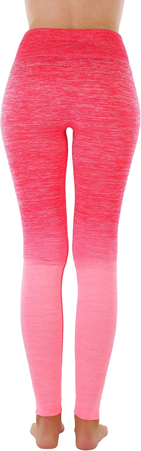 ToBeInStyle Women’s Comfort Heather Assorted Active Wear Seamless Leggings