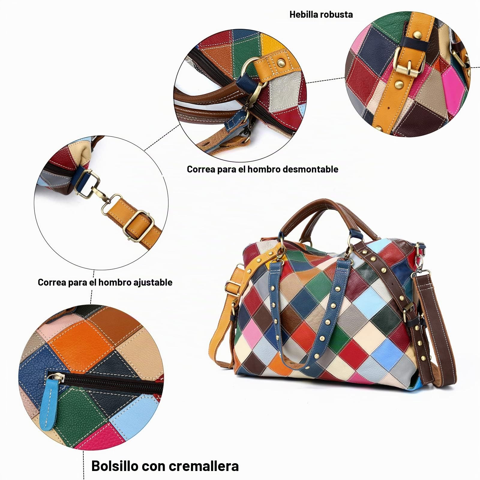 bolsos de mano para mujer, bolso de hombro de piel de vaca, bolsos con asa, bolso de hombro, novedad de 2021