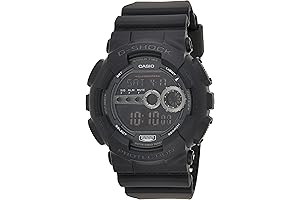 Men's G-Shock X-Large Black Multi-Functional Digital Sport Watch (GD100-1BCR)