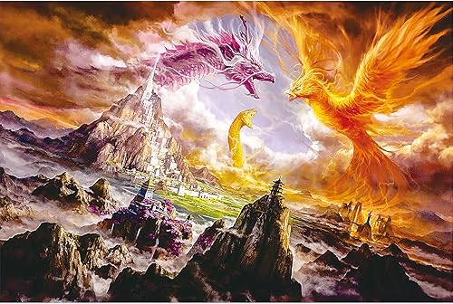 Ingooood - Rompecabezas de 1000 piezas de la serie Fantasía - Antigua Bestia mítica_IG-1705 Juguetes de entretenimiento para adultos, regalo