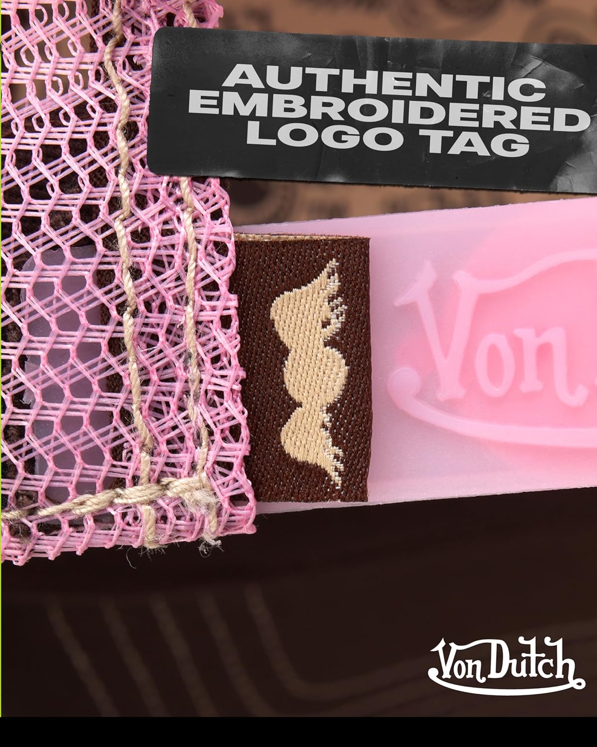 Von Dutch Unisex Trucker Hat - Curved Bill Mesh Back Retro Classic Colorblock Snapback Baseball Cap for Men and Women