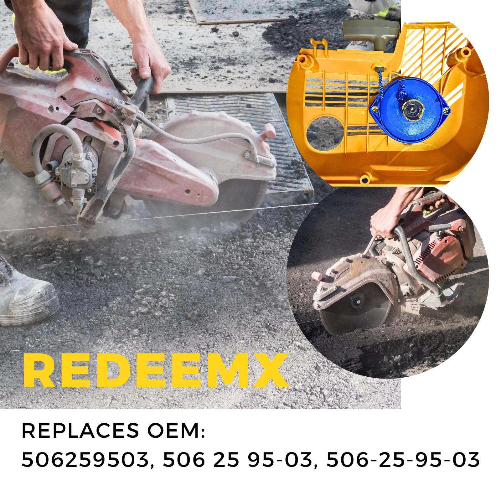 Amazon.com: REDEEMX 506259503 K650 Recoil Pull Start Starter Cover 