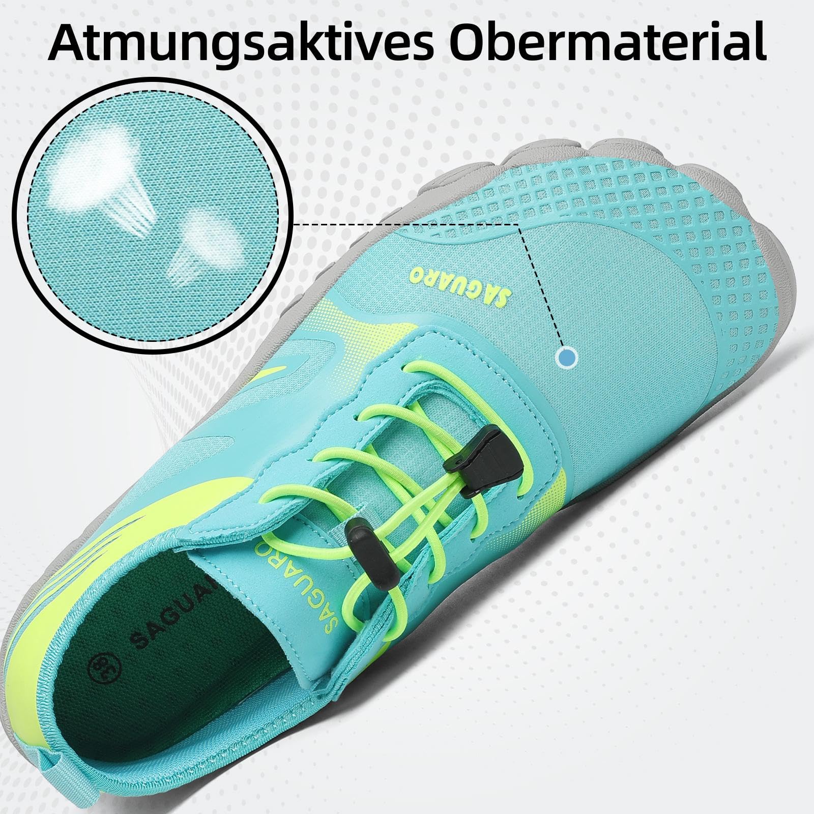 SAGUARO Uomo Scarpe Acquatiche Donna Pantofole da Spiaggia d'Acqua Bagno Scarpa Asciugatura Rapida Antiscivolo