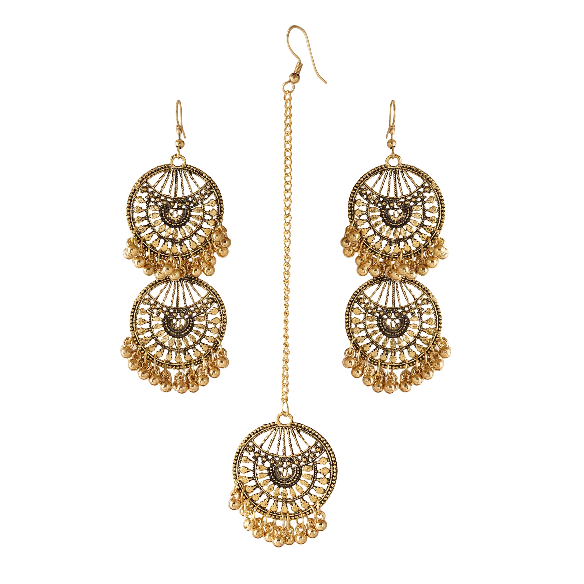 See full amazon price history chart for Shreyadzines Womens Designer Oxidized Polish Mirror Work Non-Precious Metal Alloy Afghani Kashmiri Style Jhumka Lightweight Earrings Mang Tika Combo (Gold), Medium (JMS1685) Shreyadzines Womens Designer Oxidized Polish Mirror Work Non-Precious Metal Alloy Afghani Kashmiri Style Jhumka Lightweight Earrings Mang Tika Combo (Gold), Medium (JMS1685) (B07VF8139K) Amazon Price History, Amazon Price Tracker