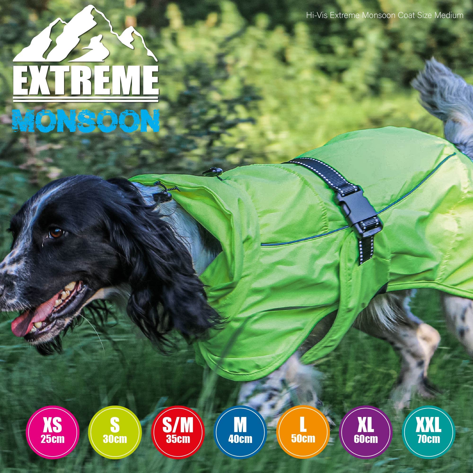 Extreme Blizzard Dog Coat Hi-Vis 25 cm XS - Image 2