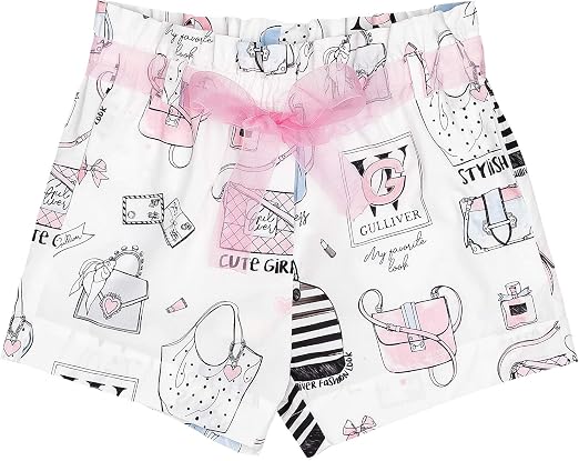 GULLIVER Pantaloncini Bambina Ragazza Shorts lencicol Pantaloncini  Abbigliamento