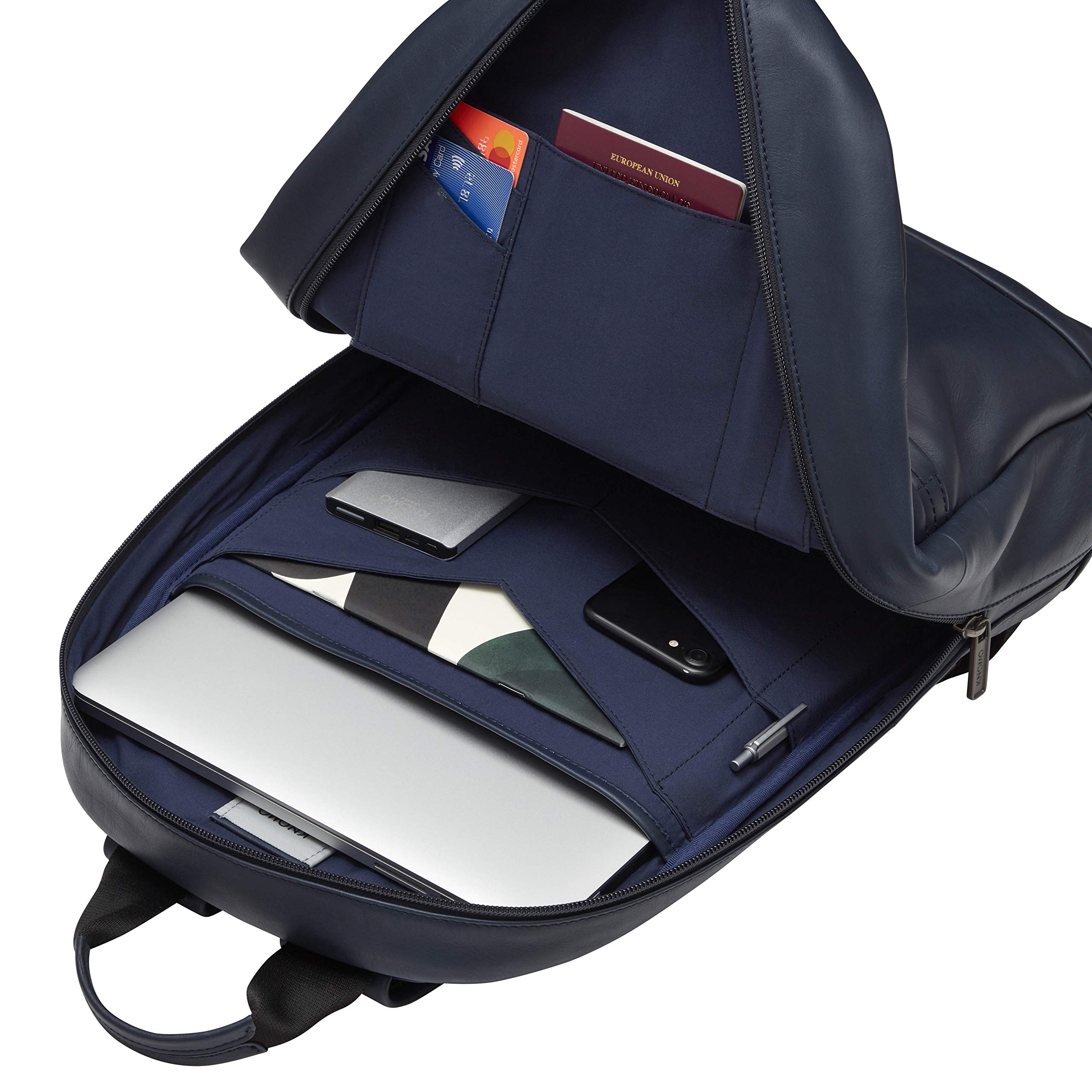calais pebbled leather backpack Tumi Calais Leather Backpack in Black